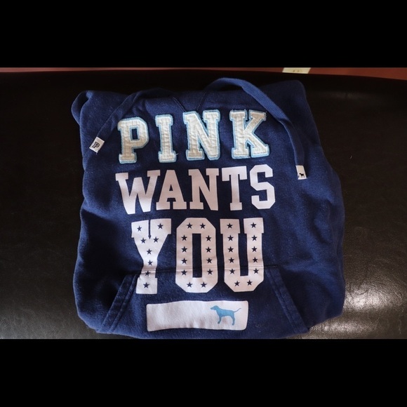 Pink by Victoria Secret Hoodie Y2K lounge - Picture 3 of 4